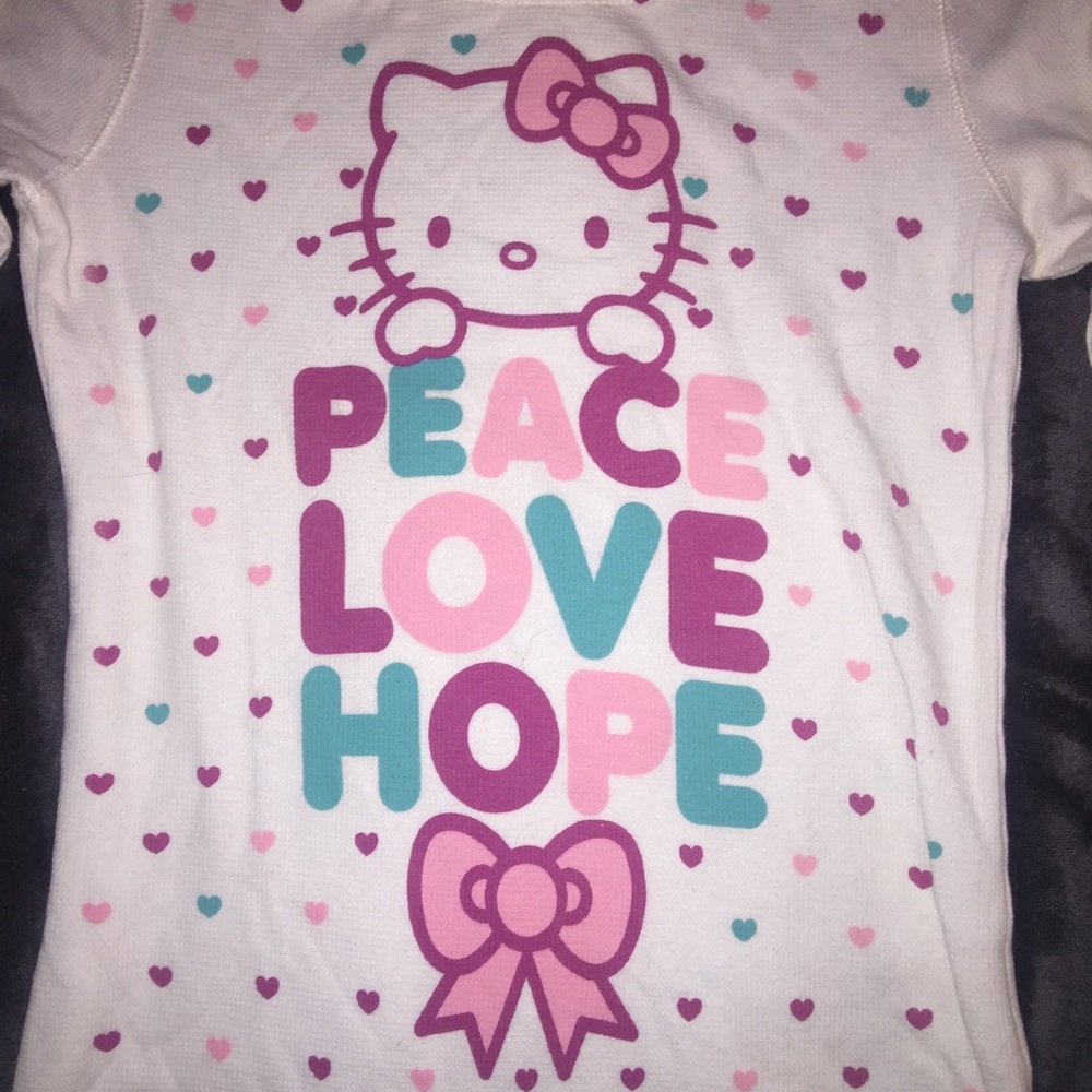 Hello Kitty Waffke Knit Top